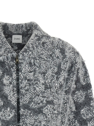 Gray Wool Cardigan