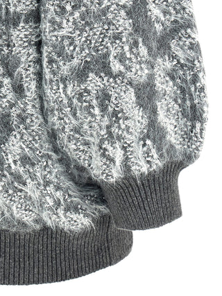 Gray Wool Cardigan