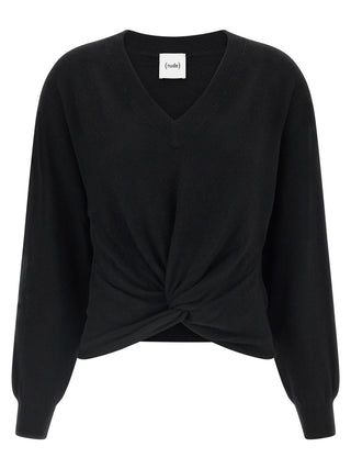 Black Wool Cardigan