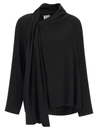 Black Viscose Blouse