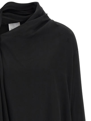Black Viscose Blouse