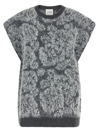 Gray Wool Cardigan