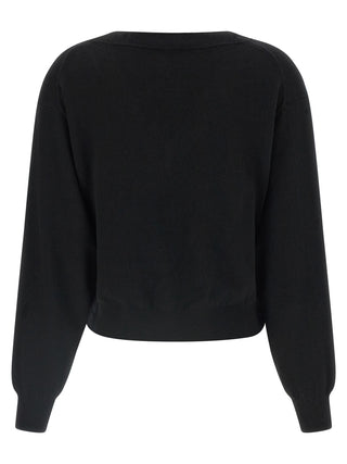 Black Wool Cardigan