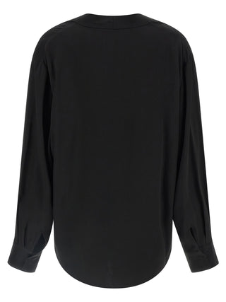 Black Viscose Blouse