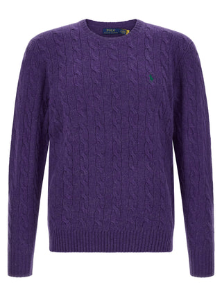Purple Wool Cardigan