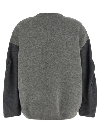 Gray Wool Cardigan