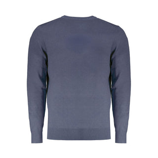 Blue Wool Men Sweater