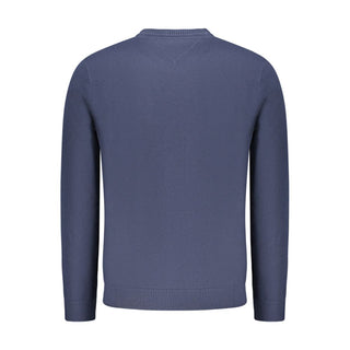 Blue Polyester Men's Sweater