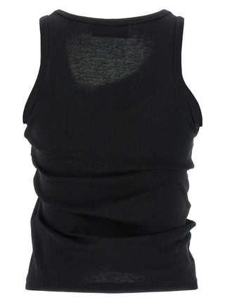 Black Cotton Tank Tops