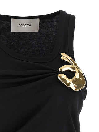 Black Cotton Tank Tops