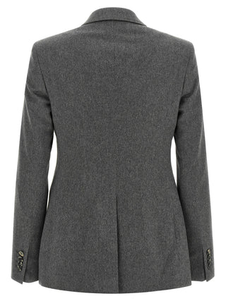 Gray Cashmere Blazer