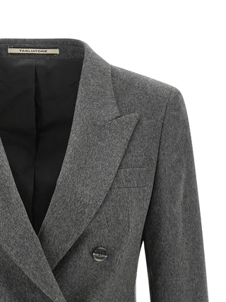Gray Cashmere Blazer
