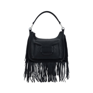 Black Calf Leather Bos Taurus Shoulder Bag