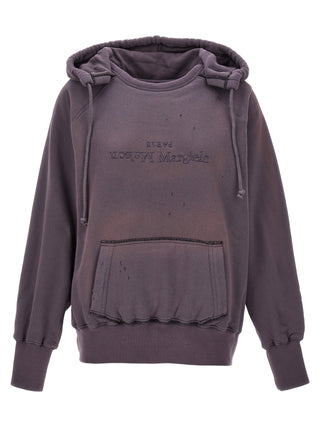 Purple Cotton Hoodie