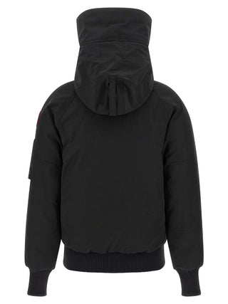 Black Polyester Bomber