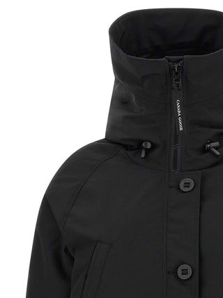 Black Polyester Bomber