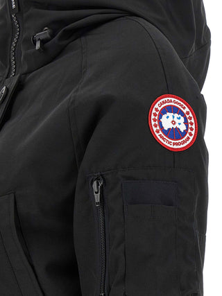 Black Polyester Bomber