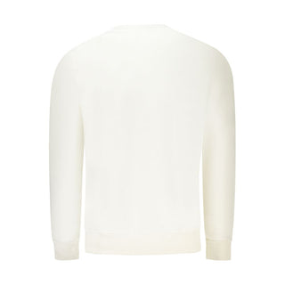 White Cotton Men's Sweatshirt