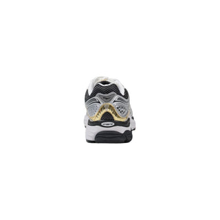 White Synthetic Athletic Sneakers