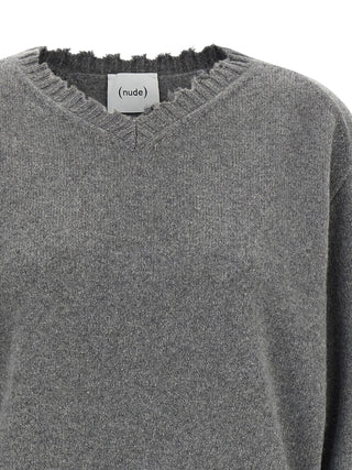 Gray Cashmere Cardigan