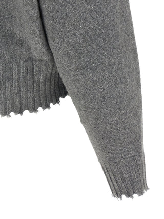 Gray Cashmere Cardigan