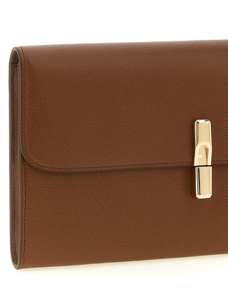 Brown Calfskin Clutch Bag