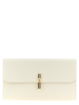 White Calfskin Clutch Bag