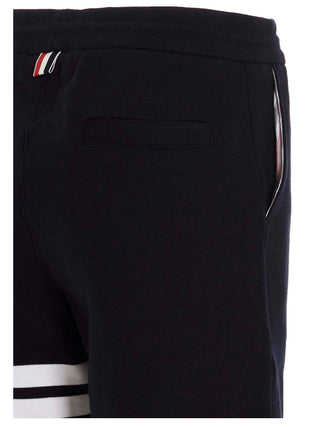 Blue Cotton Bermuda Shorts