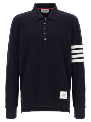 Blue Cotton Polo Shirt