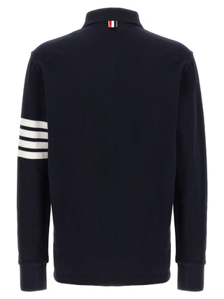 Blue Cotton Polo Shirt