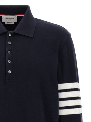 Blue Cotton Polo Shirt