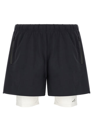 Bicolor Polyamide Bermuda Shorts