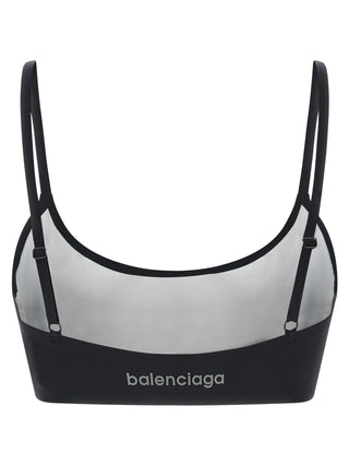 Black Polyamide Sport Bra