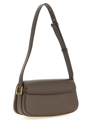 Brown Cowhide Shoulder Bag