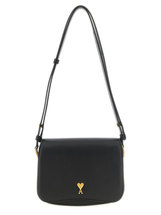 Black Cowhide Crossbody Bag