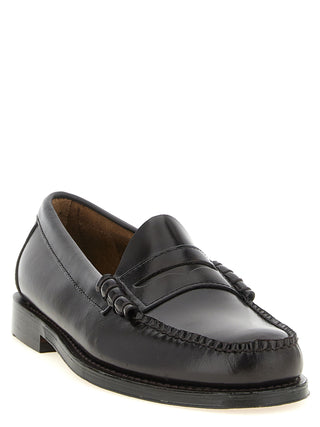 Brown Cowhide Slip-On Loafers