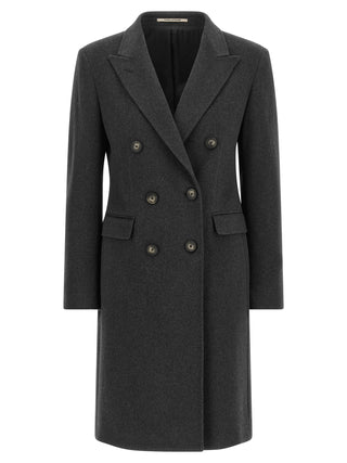 Gray Virgin Wool Coat