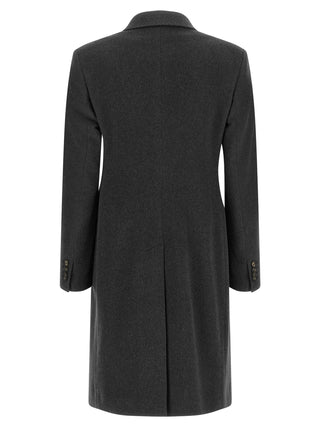Gray Virgin Wool Coat