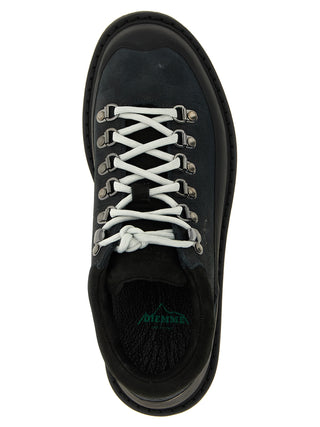 Black Cowhide Ankle Boots