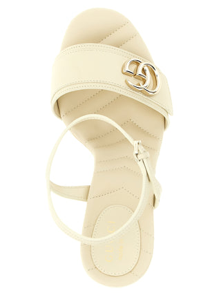 White Calfskin High Heel Pumps