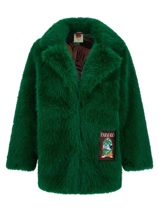 Bicolor Polyester Coat