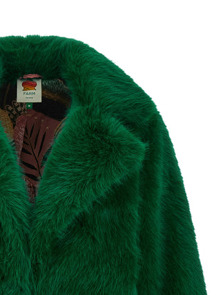 Bicolor Polyester Coat
