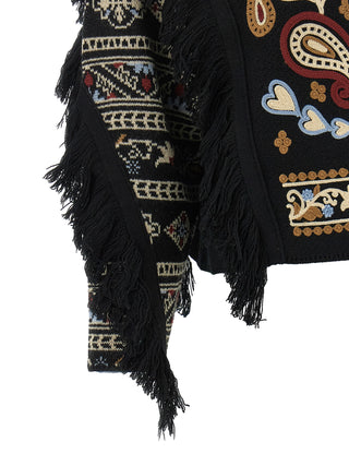 Black Wool Cardigan