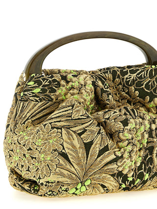 Multicolor Polyester Handbag