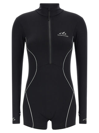 Black Polyamide Bodysuit