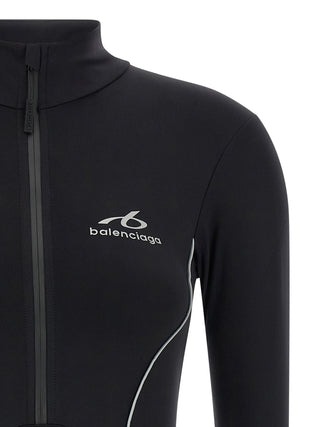 Black Polyamide Bodysuit