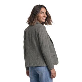 Black Polyester Blazer