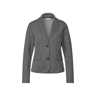 Black Polyester Blazer