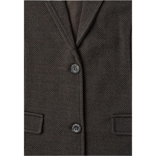 Brown Polyester Blazer