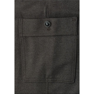 Brown Polyester Cargo Pants